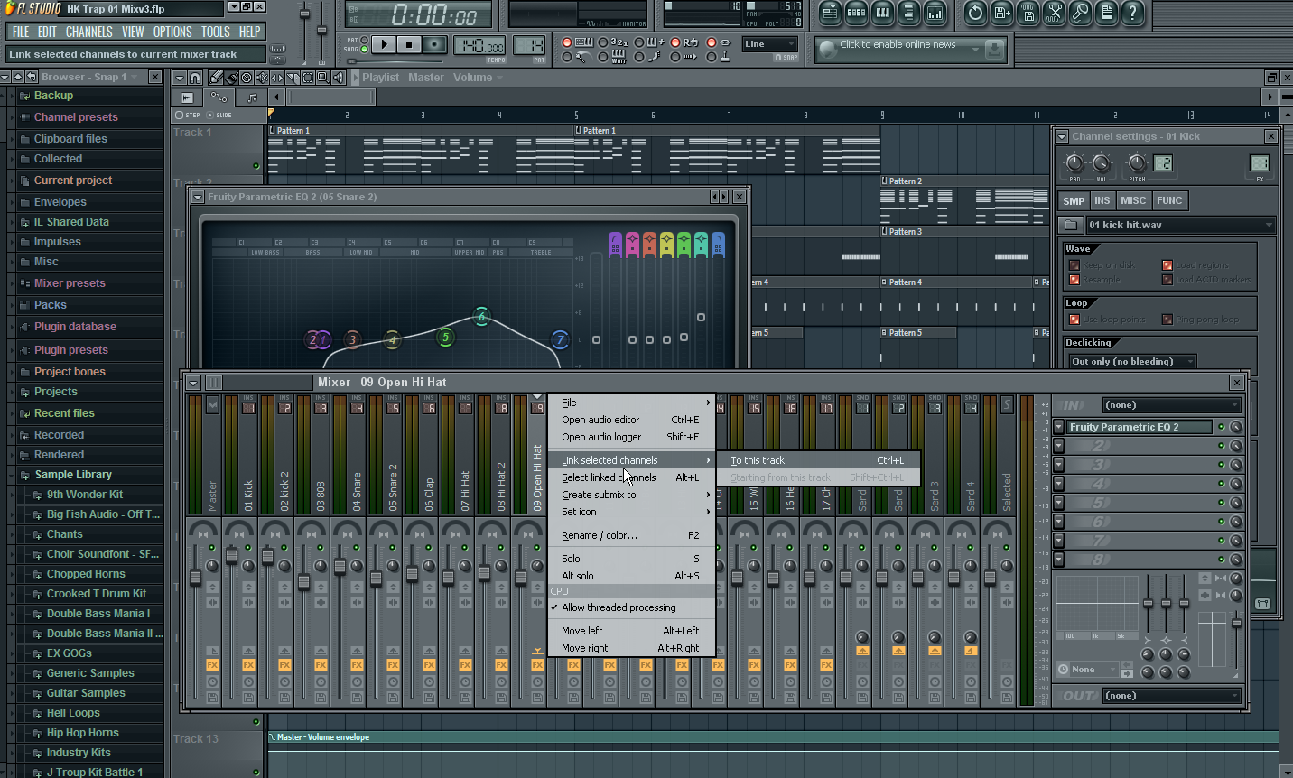 mix master fl studio