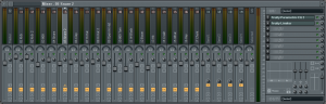 fl studio mixer